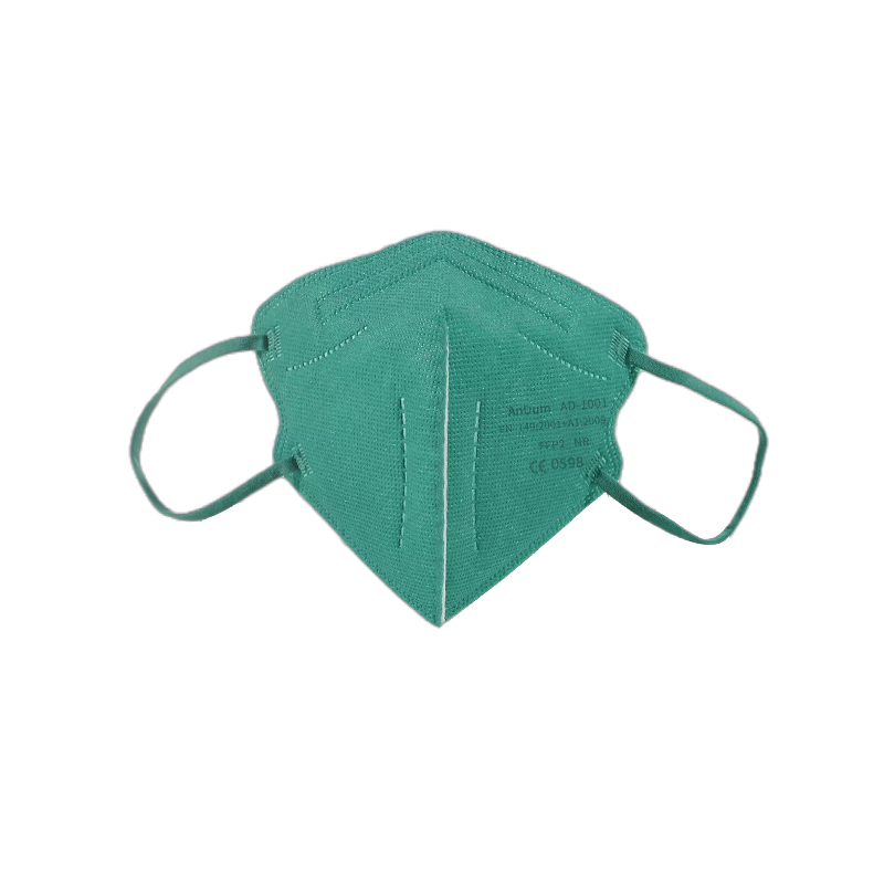 Green FFP2 Mask Small Size Custom Design Mascherine for Kids