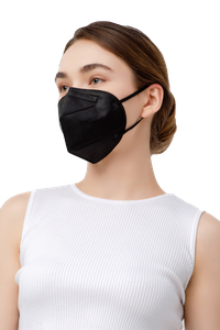 Black KN95 Face Masks Certificated Protective Respirator